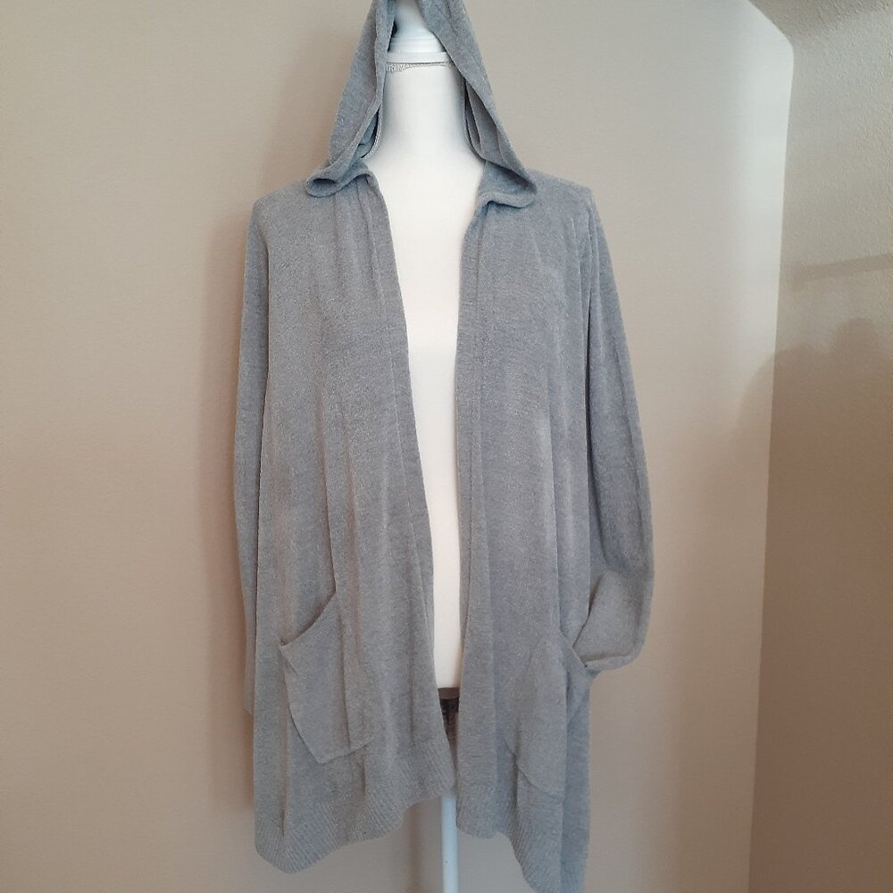 Barefoot Dreams Cozy Chic Ultra Lite Hooded  Cardigan